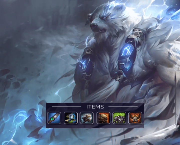 If the enemy has too many crowd controls, you can replace the Black Cleaver with Sterak's Gage