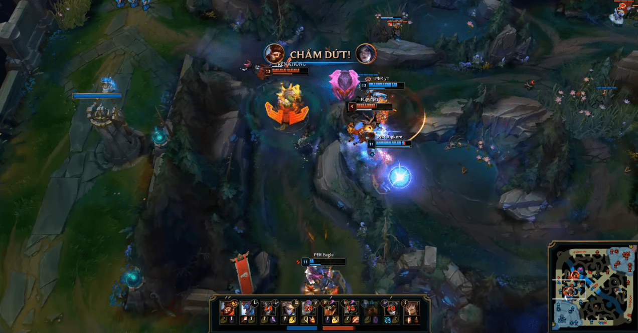 However, he ultimately fell to yT's Wukong, leading to defeat