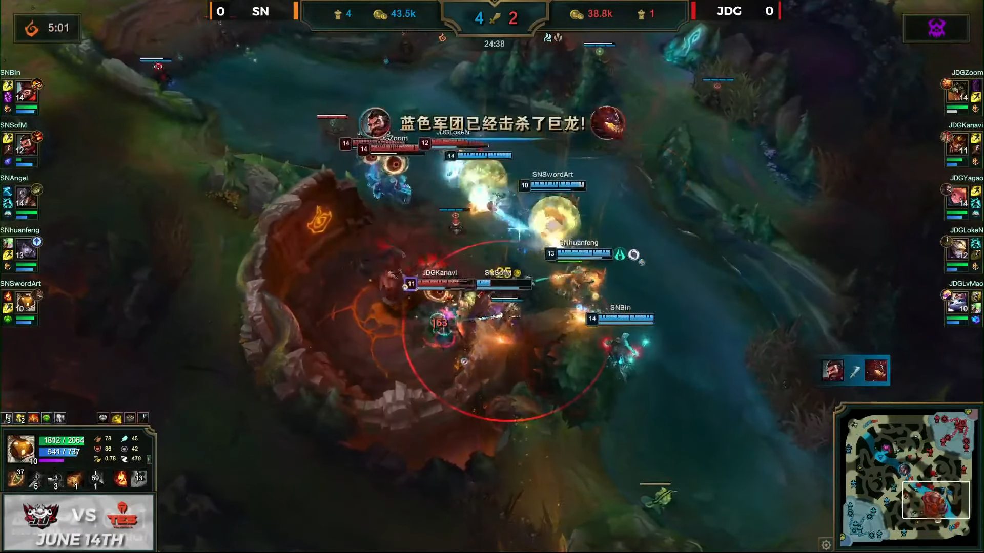 SofM has a class showdown with JDG's star jungler Kanavi