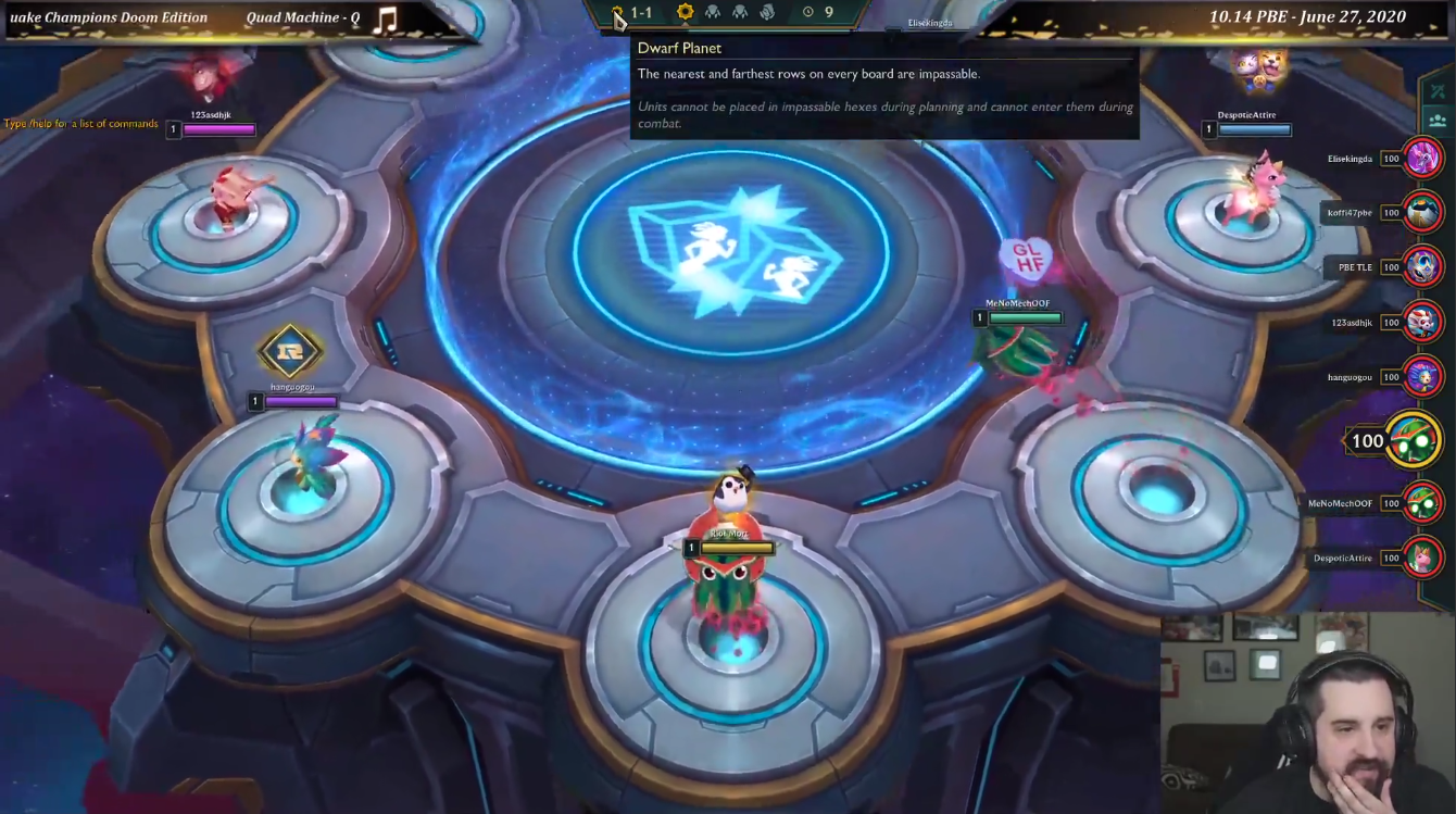 Close-up of the new Galaxy in Teamfight Tactics