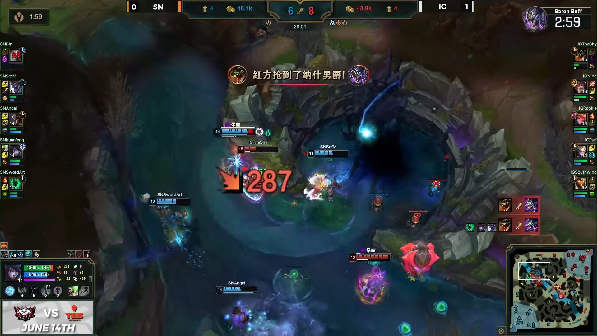 TheShy steals Baron