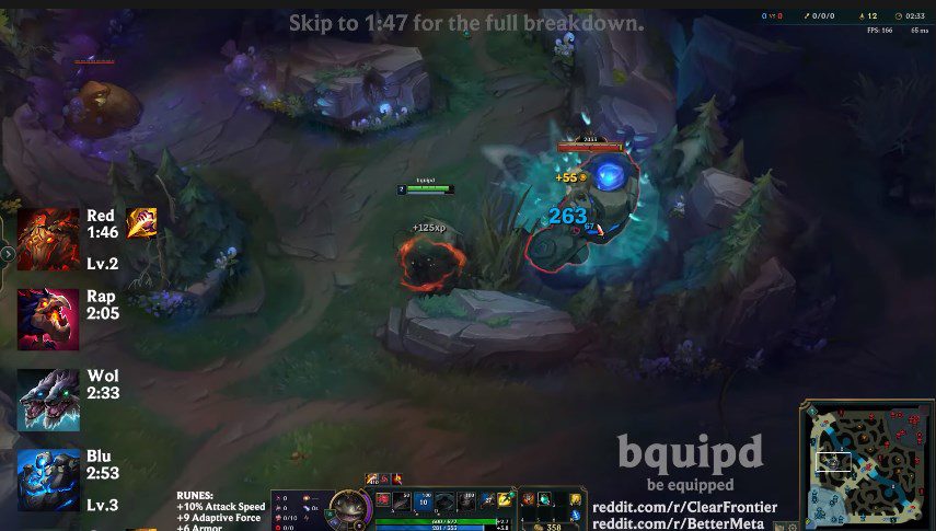 You can use this method to clear Blue Buff faster
