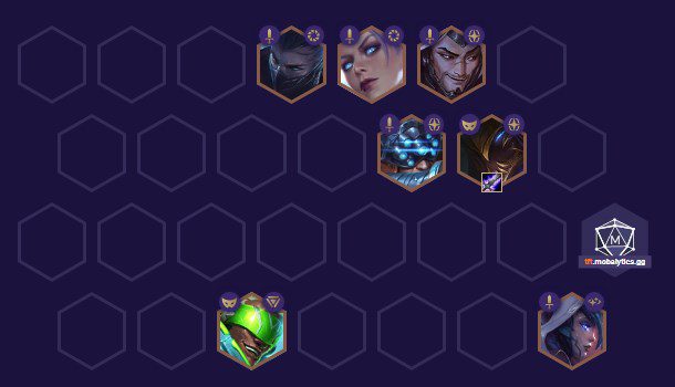 Other than the Infinity Edge for Zed, you can use any items for this composition