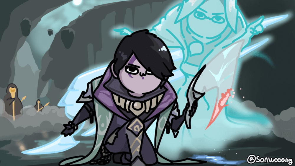 Aphelios in solo queue often leads to self-defeat due to mismanagement of the champion.