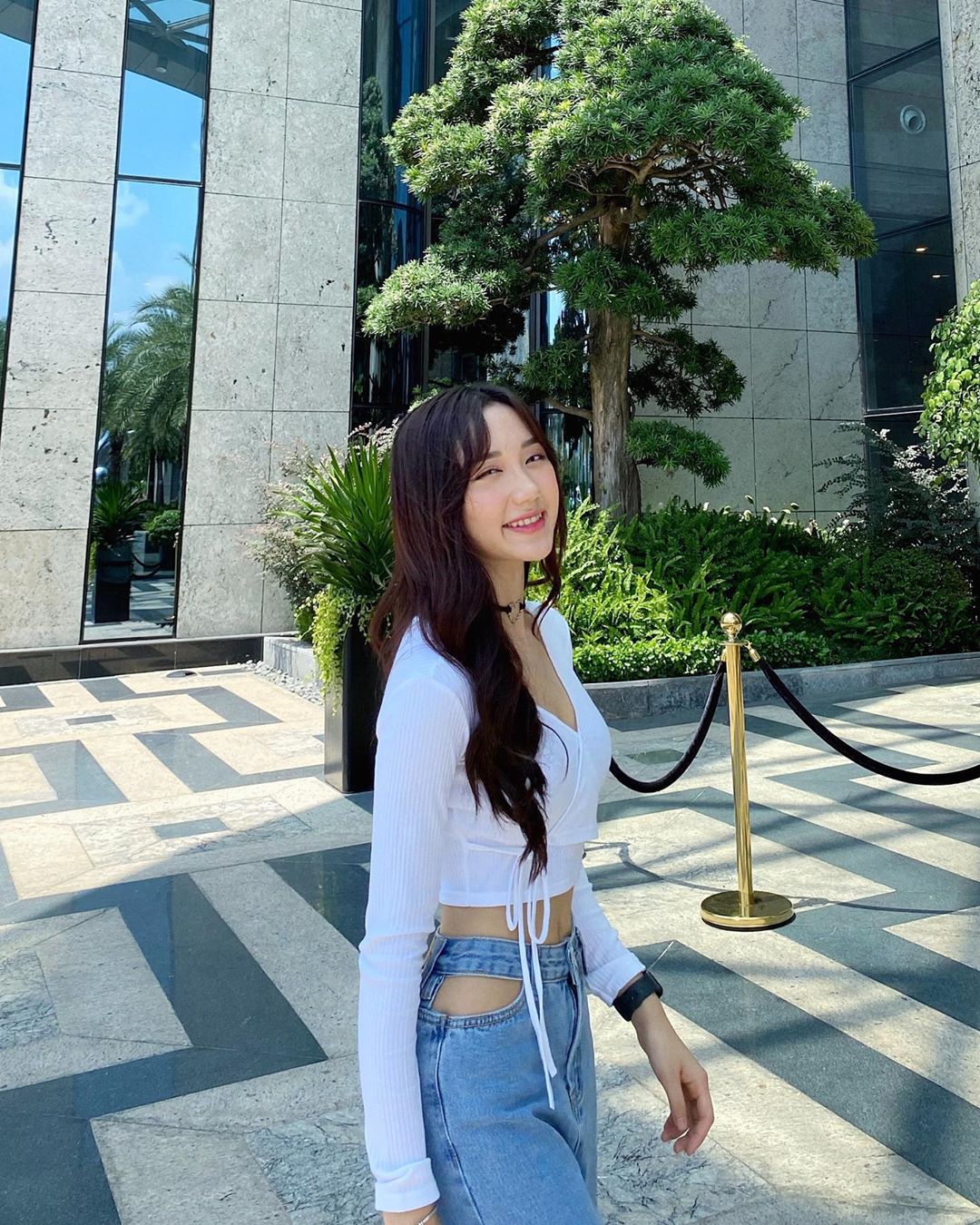 Normally, Mina Young is as stylish as this