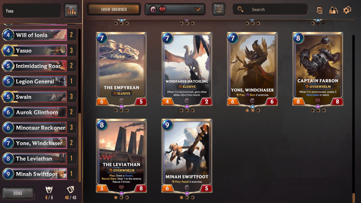 Yone is currently a card in Legends of Runeterra