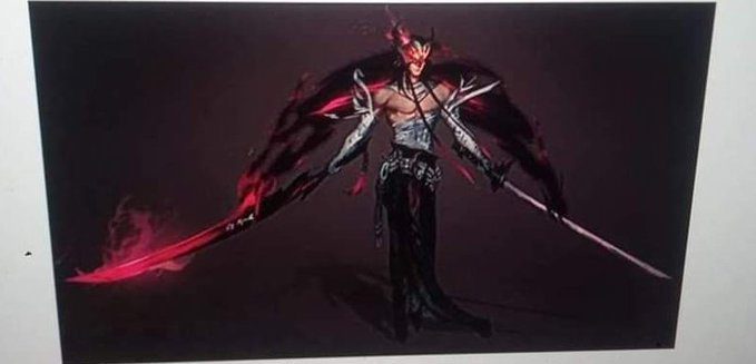 Yone's basic design was leaked last night