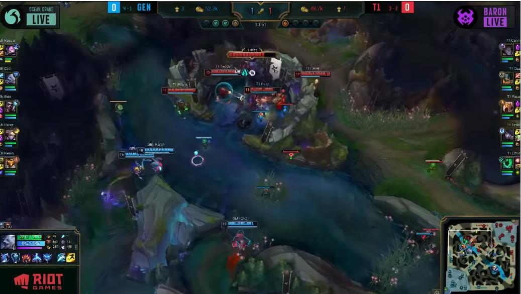 The situation of the fight "from winning to losing" of Gen.G at Baron pit