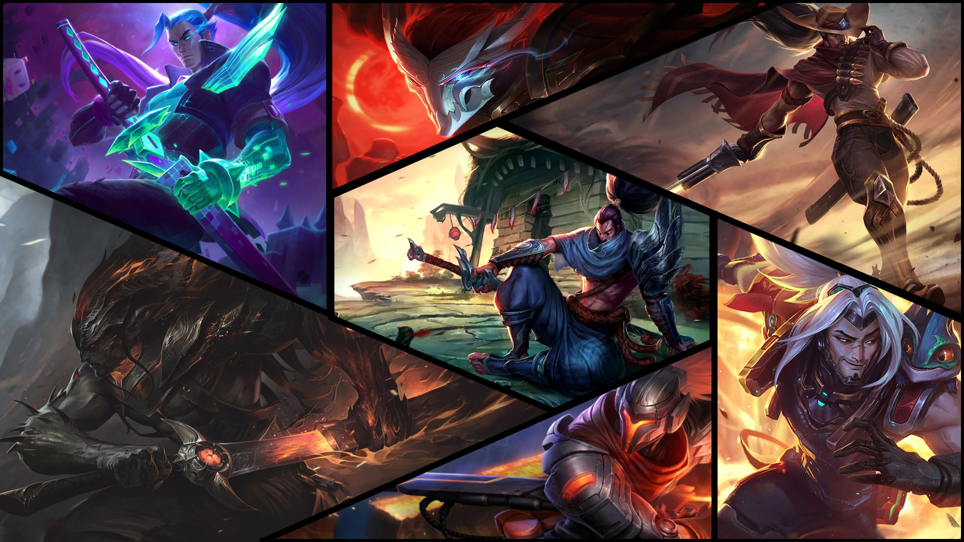 Yasuo is favored with extremely high-quality skins