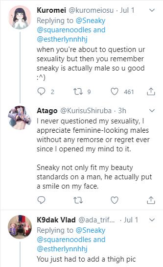International fans constantly questioning their own gender