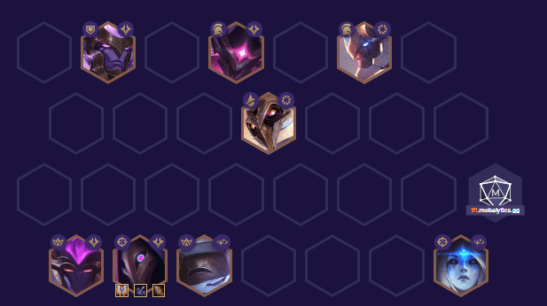 Keep your frontline far away from your carries to maximize Jhin and Ashe's damage