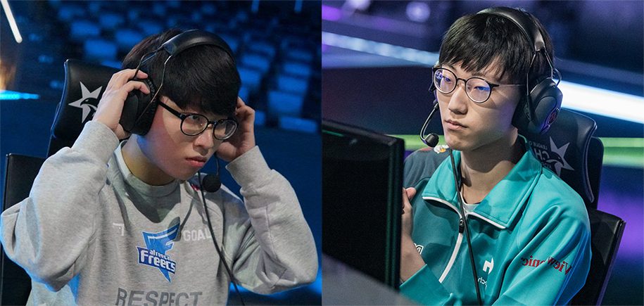 The two top lane stars are definitely the center of this match