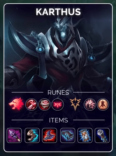 Karthus Predator is currently a strong playstyle in matchups