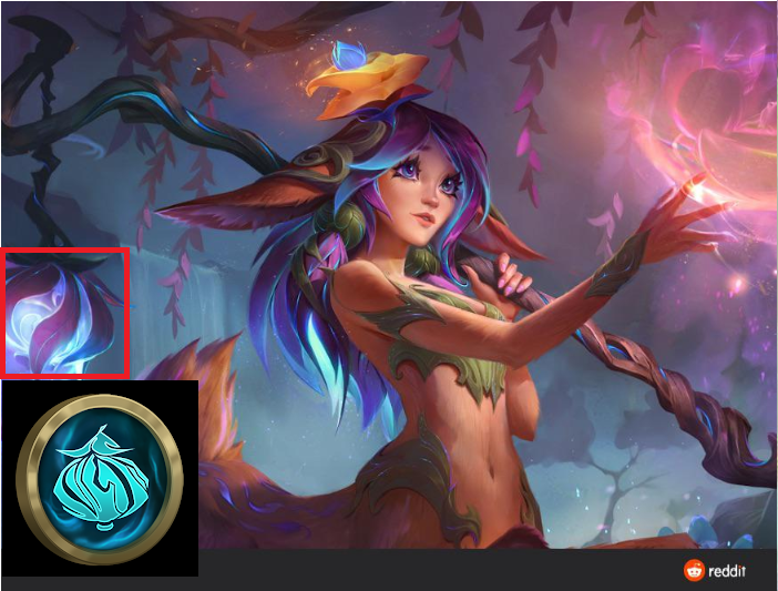 The lantern on Lilia's staff was leaked and resembles the image on the item 'Lilia's Haiku' revealed on PBE