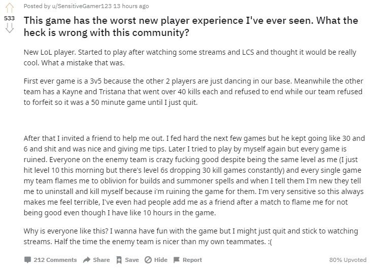 The comical story of a newbie getting acquainted with League of Legends