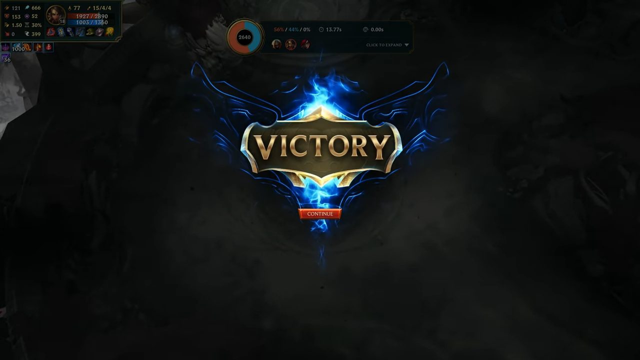And Boom! Victory