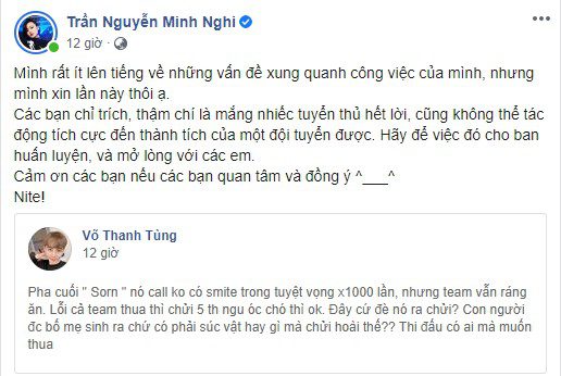 MC Minh Nghi was one of the first to speak up alongside Divkid on this issue, clearly expressing her stance against the offensive and attacking remarks aimed at players on their personal Facebook pages.