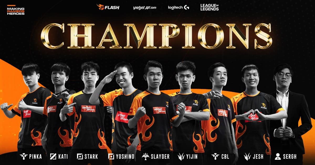 Team Flash is the team that defeated GAM Esports to claim the VCS Spring Championship 2020
