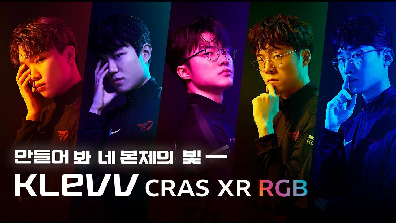 A beautiful TVC advertisement like a music MV, combining T1 and KLEVV