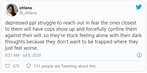 Emotional tweet from the beautiful streamer.