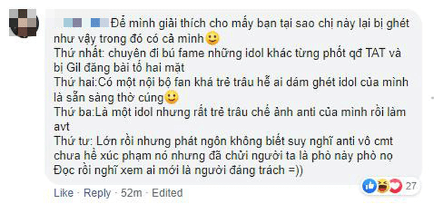 A comment in the Free Fire group.
