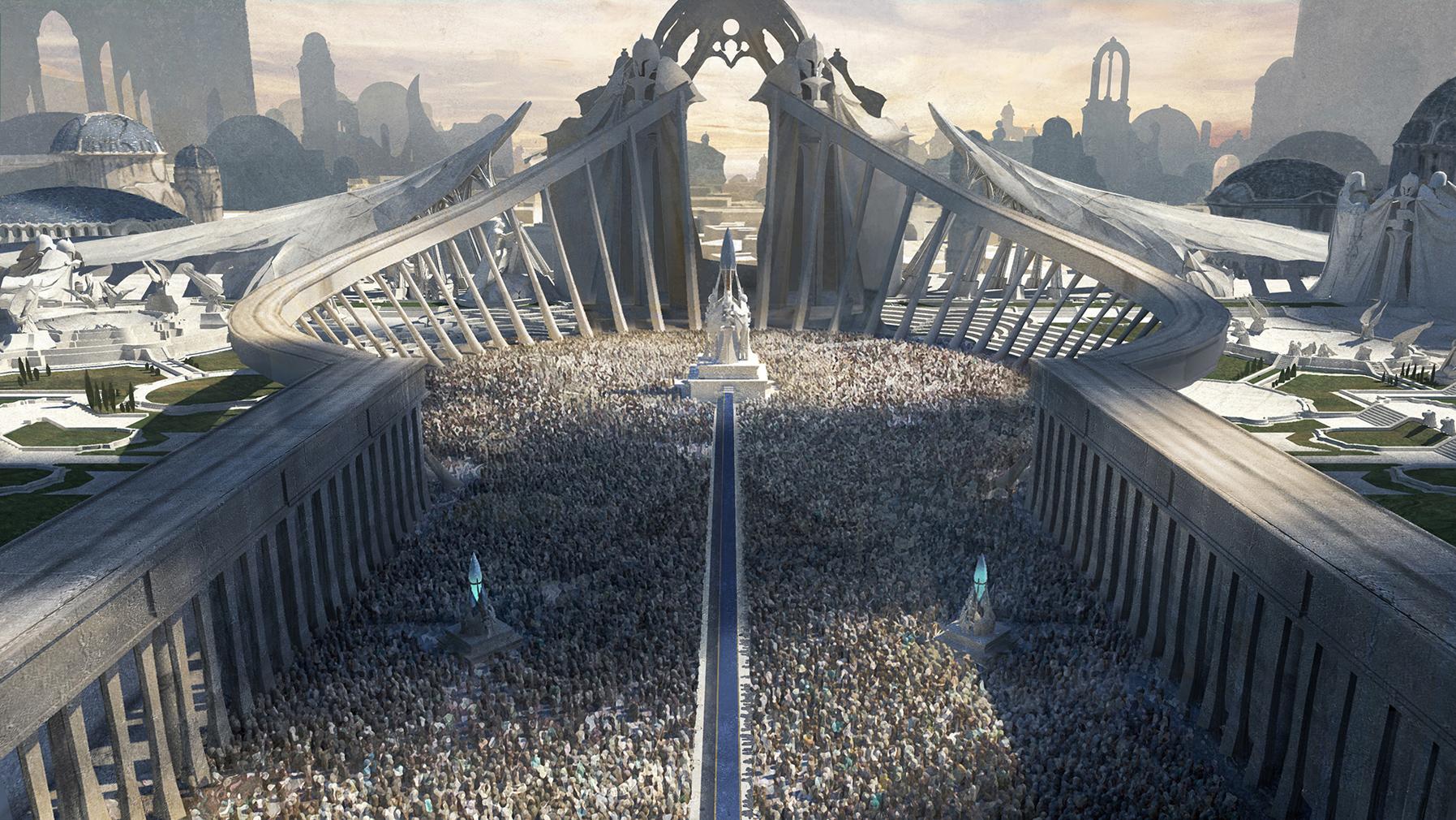 The grandeur of the kingdom of Demacia