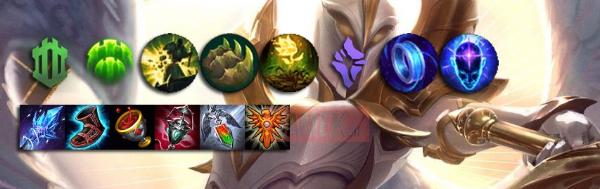 Recommended runes and items for Kayle Support