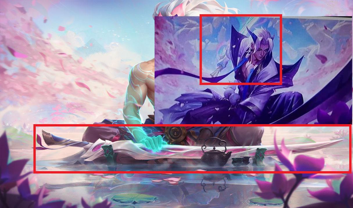 2 swords with some similarities on the blade