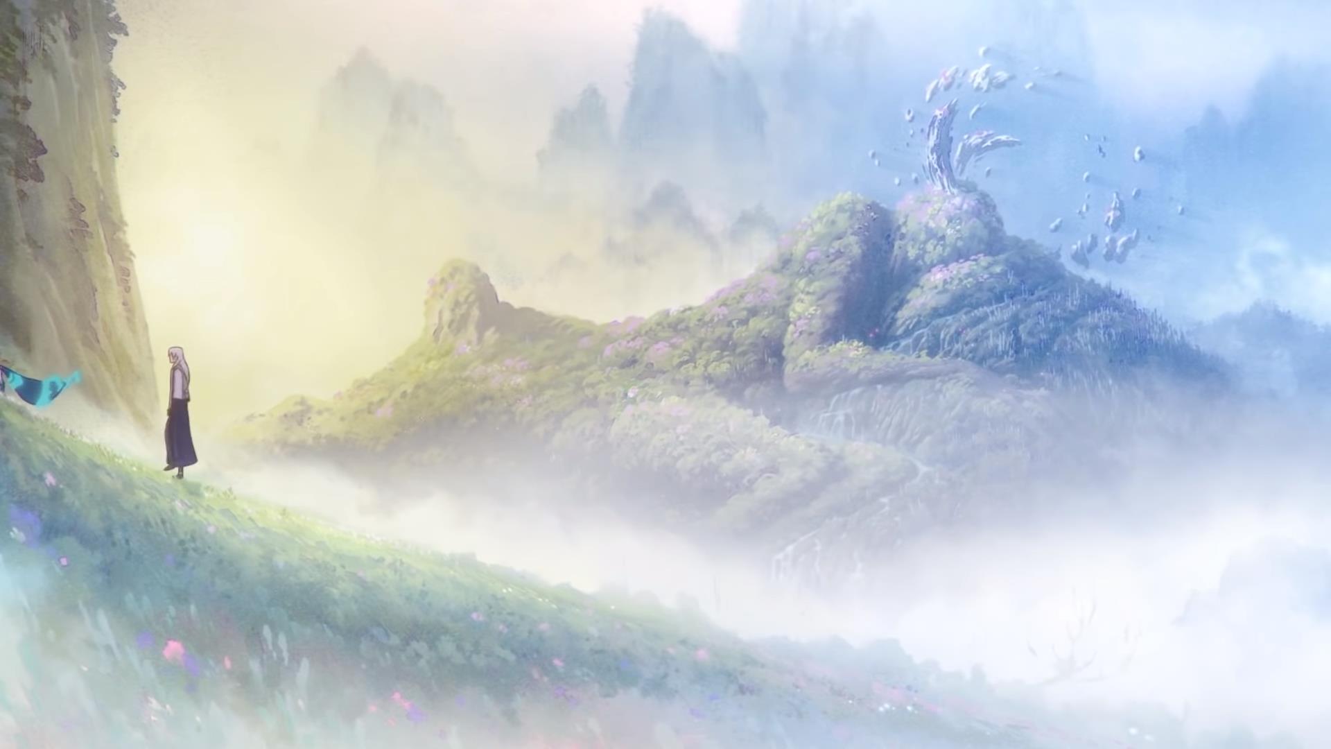 The form of Lillia on the ground – possibly Lillia's sleeping form while drifting through dreams.