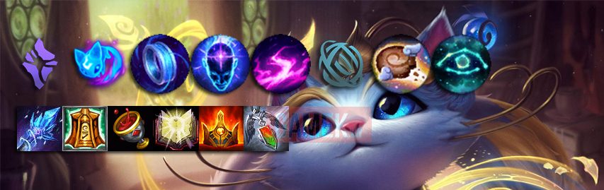 Recommended runes and items for Yuumi Support