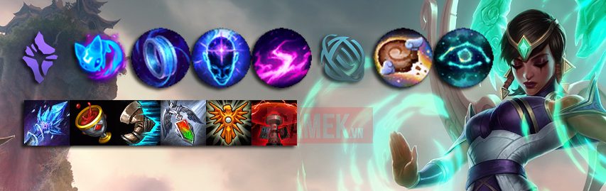 Recommended runes and items for Karma Support