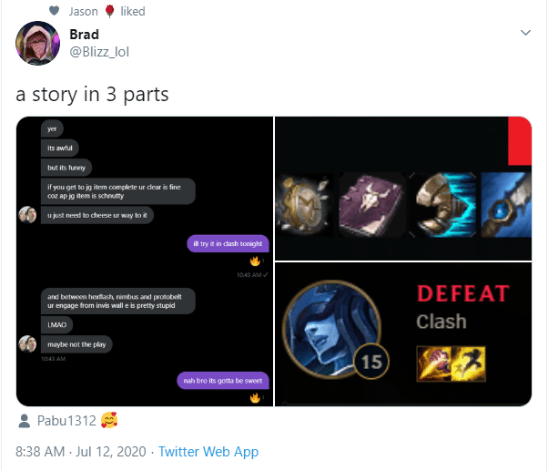 Pabu, who shared this gameplay, tried to stop that Riot Games employee but to no avail