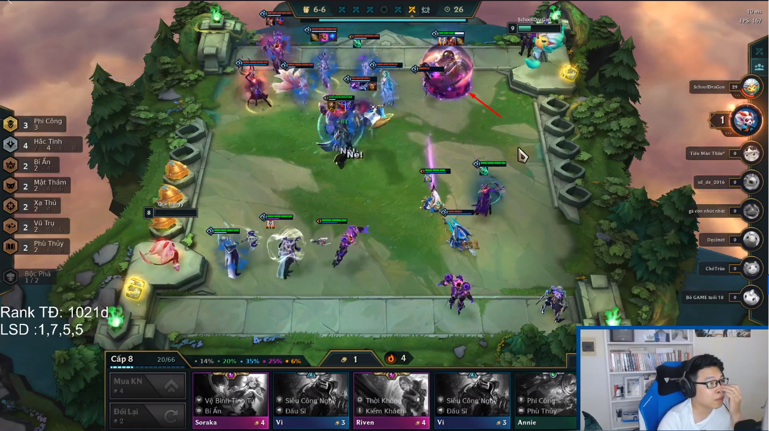 Even though Shaco cannot reach 3 stars, he can still sneak to the backline and take down troublesome units of the Sorcerer team