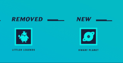 In addition to removing the Small Monster, Riot has also added a new Arena - Dwarf Planet