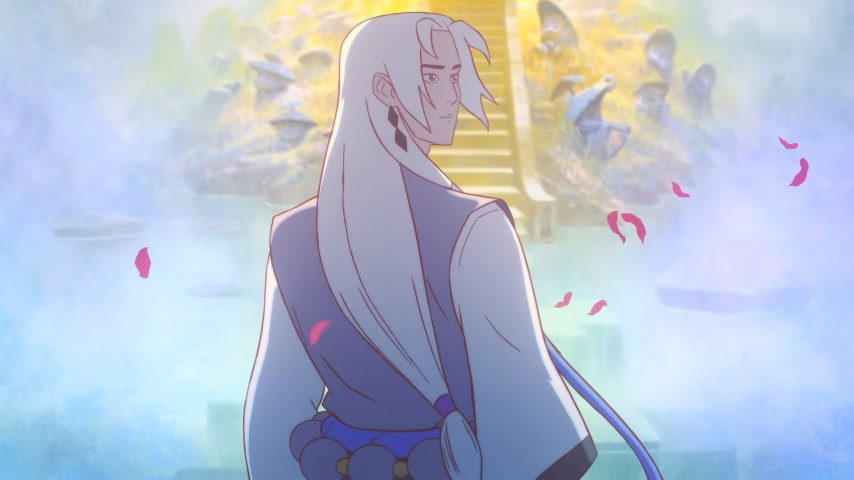 The first half of the Riot video likely depicts Yone's journey of transcendence