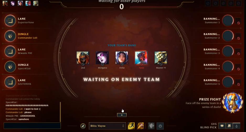 Or pick, or ban, or out - a vicious cycle that lasted 4 hours