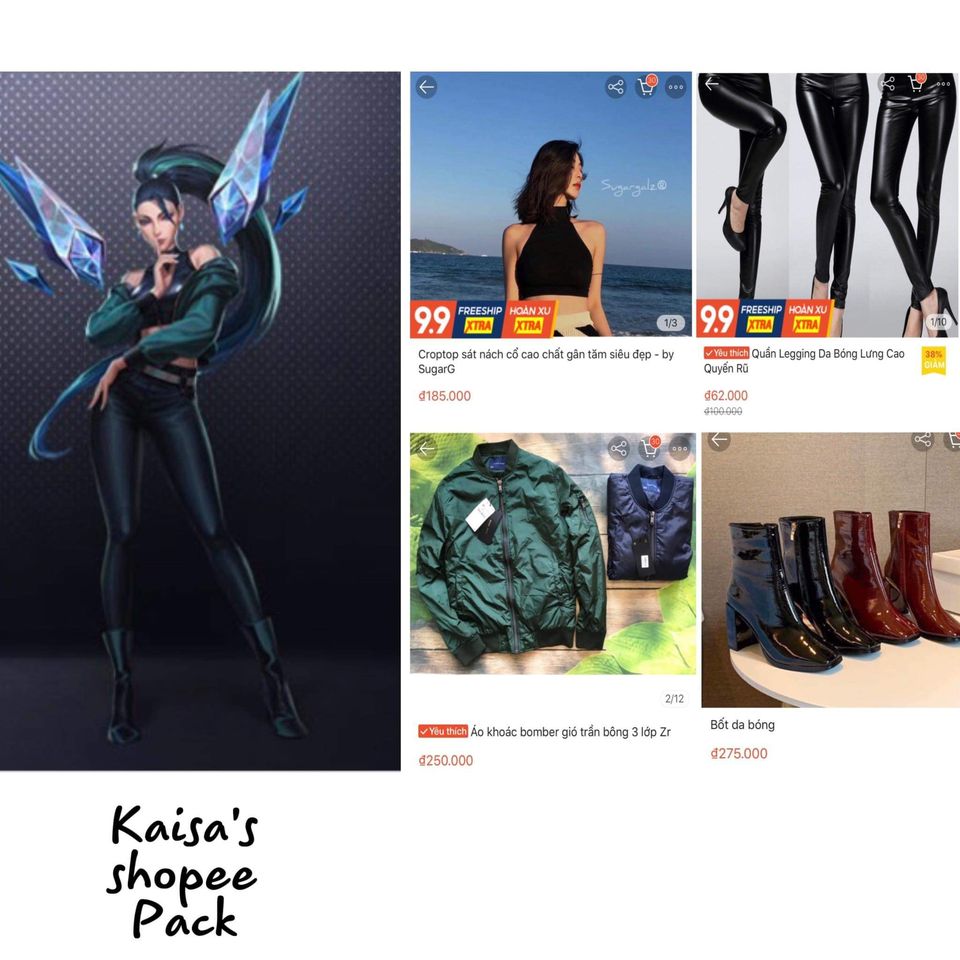 Kai'sa's 'Full package' found on Shopee