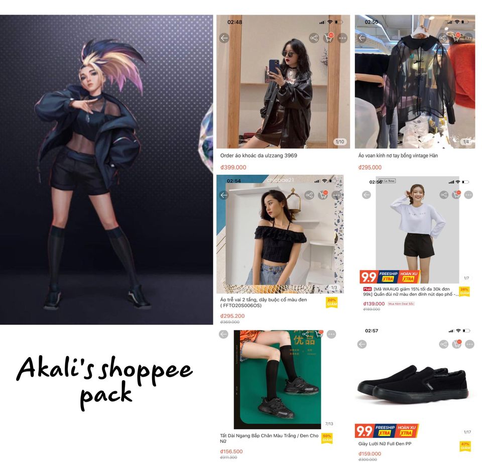 Akali's 'Full package' found on Shopee
