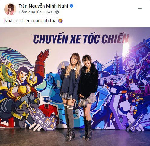 MC Minh Nghi refers to MC Thao Trang as 'the sister in the house', which seems to be an implicit acknowledgment of her preparing to join 500Bros?