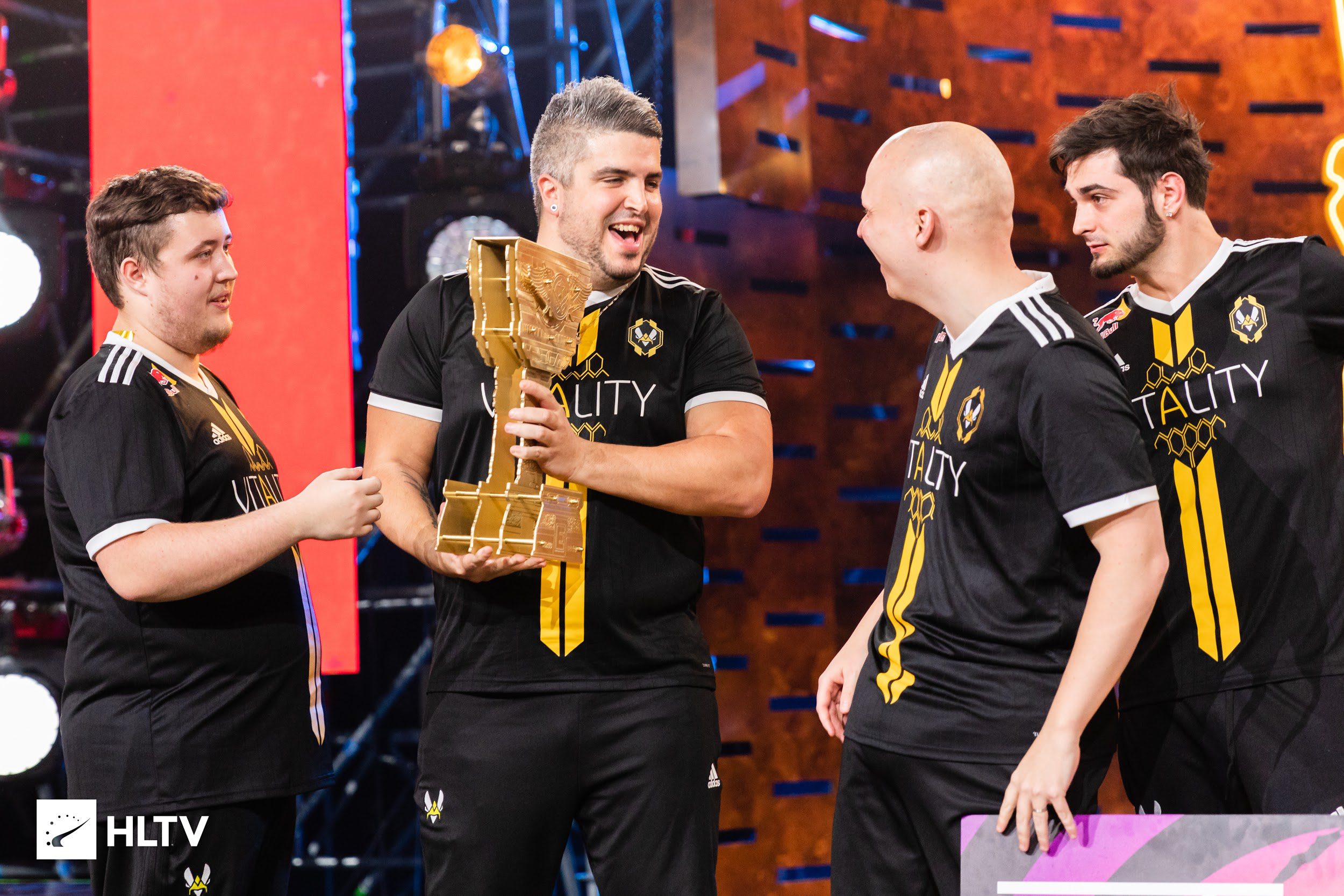 RpK with teammates celebrating the EPICENTER 2019 championship