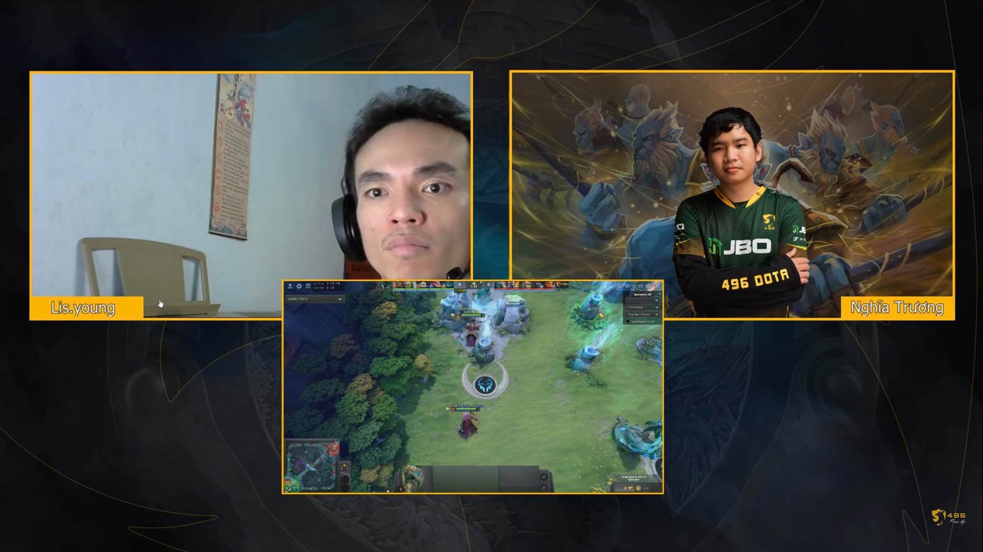 Professor Lis is currently the coach of 496 Gaming