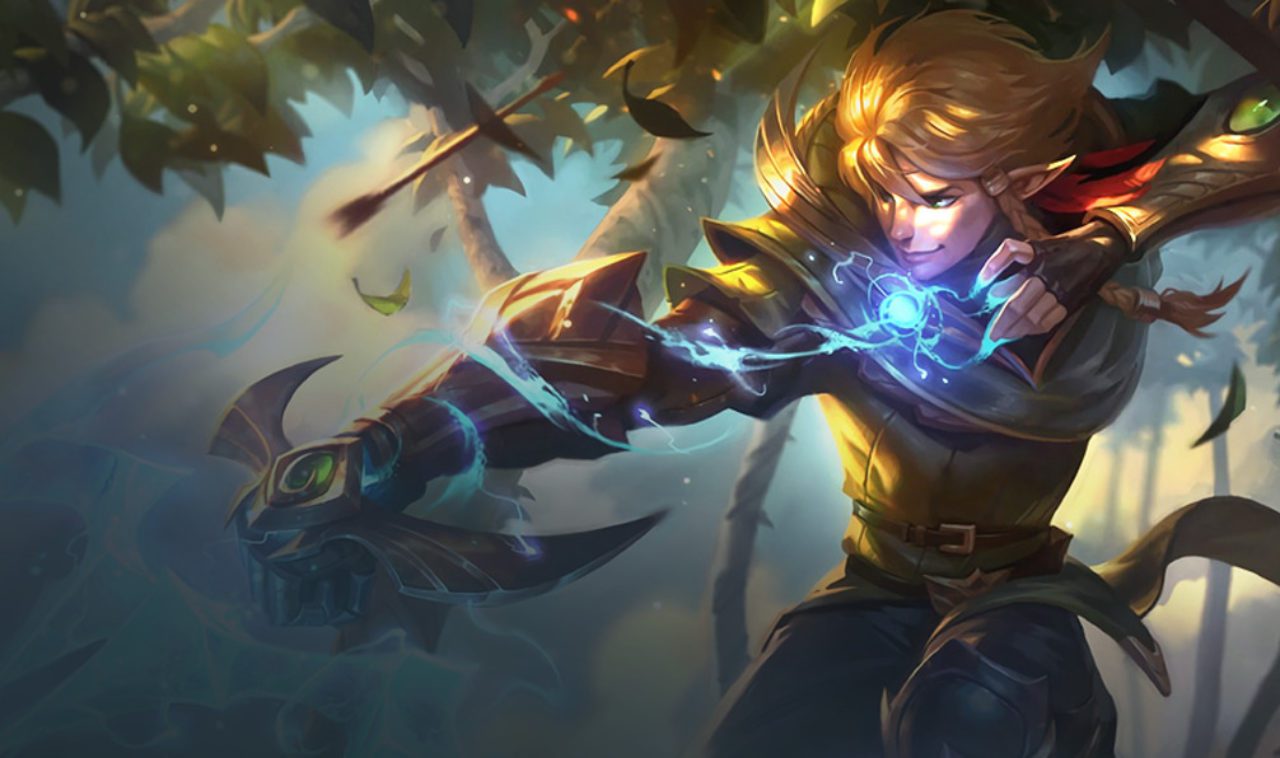 Every time Ezreal casts his ability, the team's damage output increases significantly