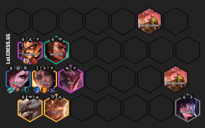 Warrior - Butcher composition with Samira and Katarina as main carries