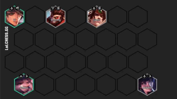 Ideal starting composition at level 5