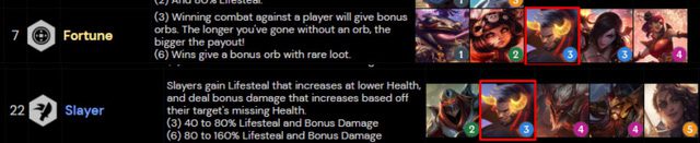 Darius is likely to strengthen the Fortune trait