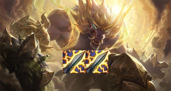 With 2 Statikk Shivs, Warwick in patch 10.21 can easily destroy the enemy team