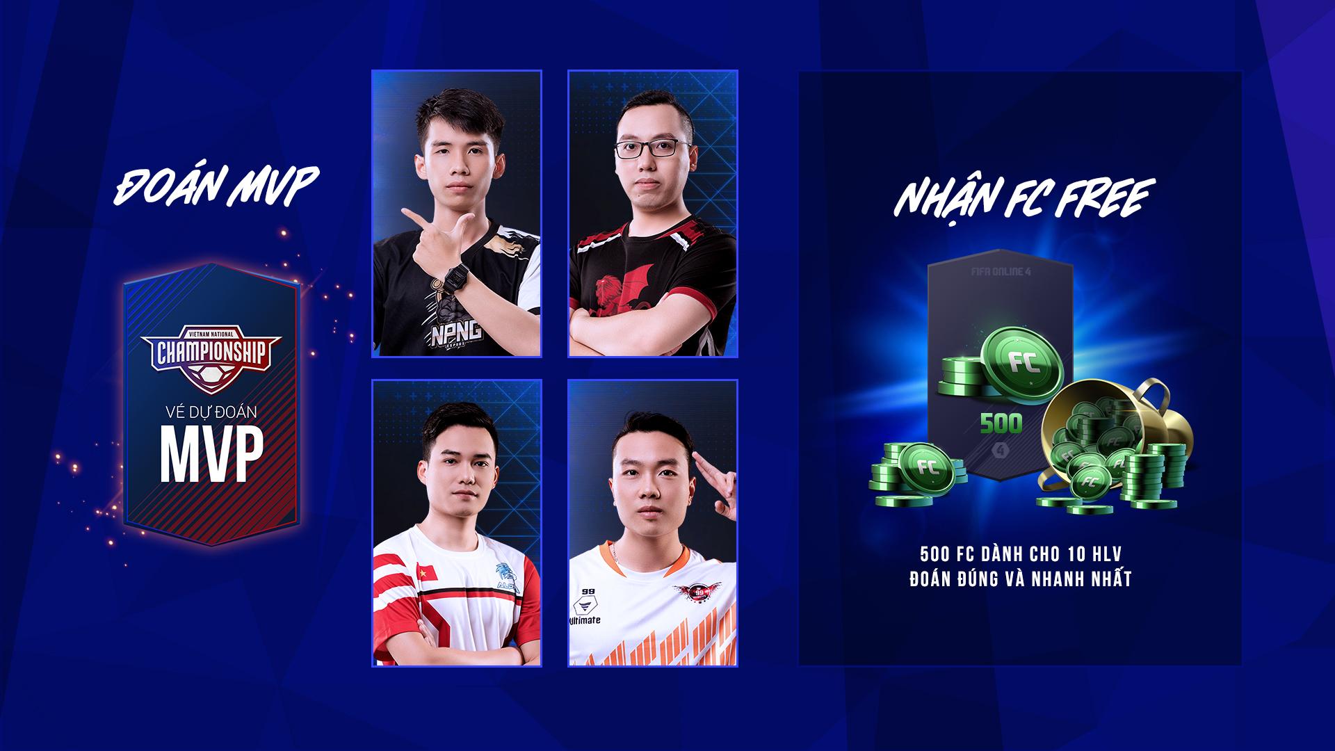 10 coaches who make accurate and fastest predictions will receive 10 gifts of 500 FC.