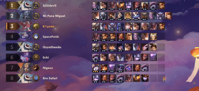 A typical match on the current PBE server with 4 out of 8 players using Samira