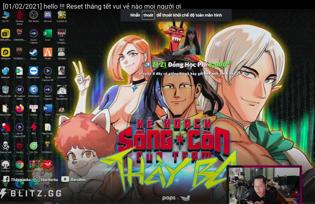 The male streamer showcases that the comic is a 'blockbuster'.