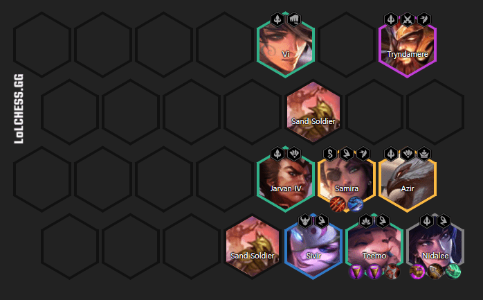 Basic Nidalee - Warlord composition